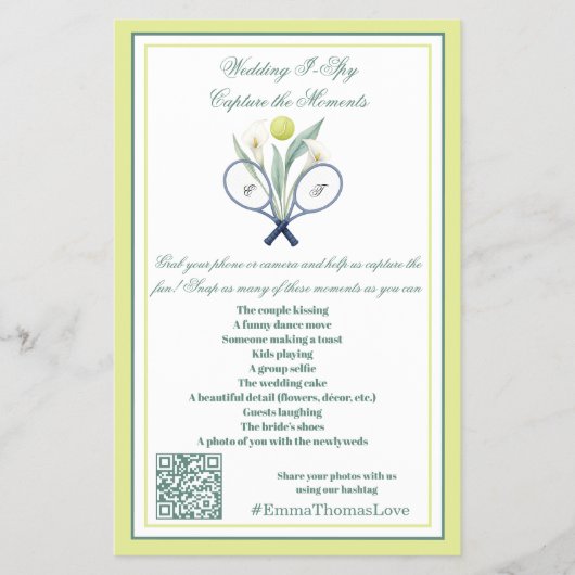 s I-結婚Spyフォトスカベンジャー狩りカードおもしろい チラシ (正面)