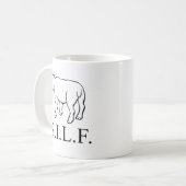 S.I.L.F. コーヒーマグカップ (正面左)