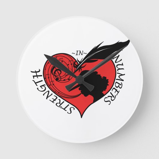 S.I.Nの時計 ラウンド壁時計 (正面)