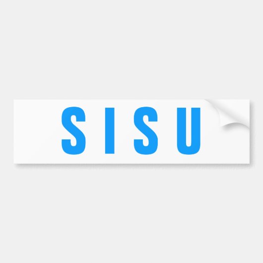 S I S Uのバンパーステッカー バンパーステッカー (正面)