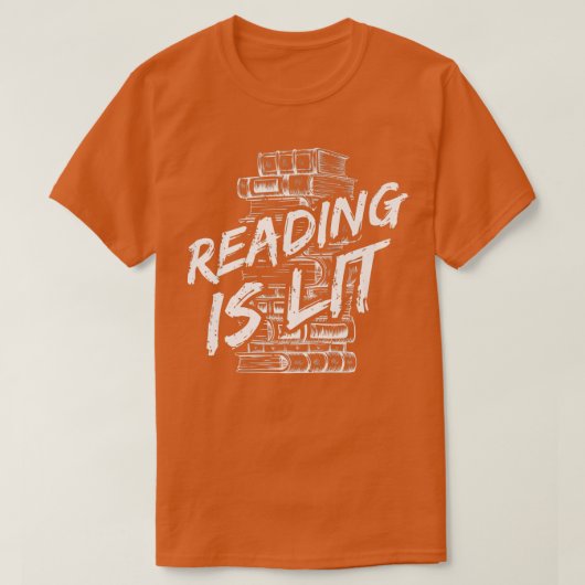 s is 読 is Lit Book Lover読's先生 Tシャツ (デザイン正面)