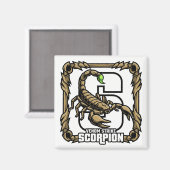 S is for Scorpion – GTAスタイルABC学習マグネット マグネット (正面/裏面)