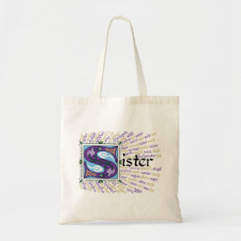 S is for Sister トートバッグ