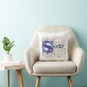 S is for Sister Pillow クッション (椅子)