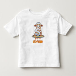 S is for Sophie - Personalized Toddler Shirt トドラーTシャツ