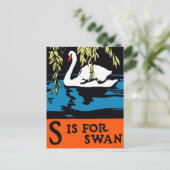 S is for Swan ポスター ポストカード (スタンド正面)