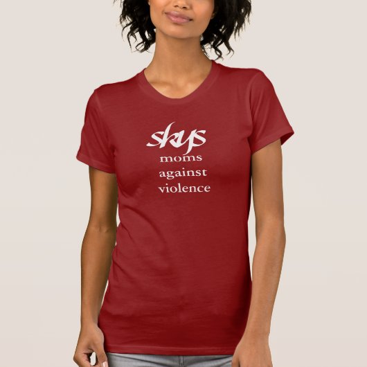 s、k、y、sのmomsagainstviolence tシャツ (正面)