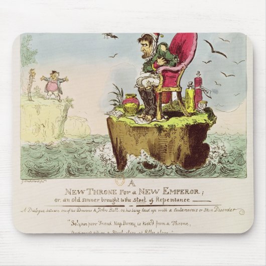 S. Knightが出版するエルバ島の骨の多い椅子 マウスパッド (正面)