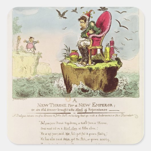 S. Knight発行のBoney's Elba Chair スクエアシール (正面)