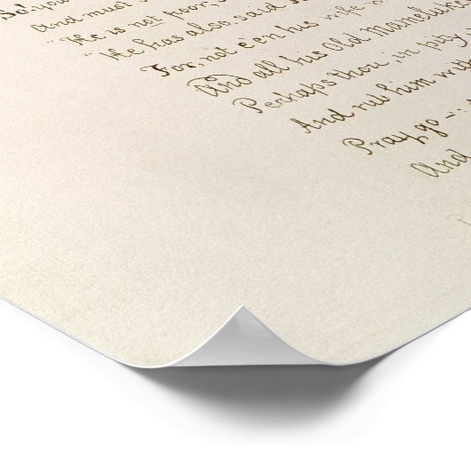 S. Knight発行のBoney's Elba Chair ポスター (角)