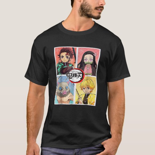S-Layers Demons-Anime-Art Tシャツ (正面)