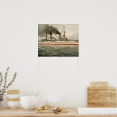 S.M. Grosse Kreuzer 'Furst Bismarck' (H.M. 素晴らし C. ポスター (キッチン)