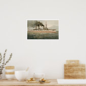 S.M. Grosse Kreuzer 'Furst Bismarck' (H.M. 素晴らし C. ポスター (キッチン)