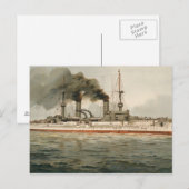 S.M. Grosse Kreuzer 'Furst Bismarck' (H.M. 素晴らし C. ポストカード (正面/裏面)