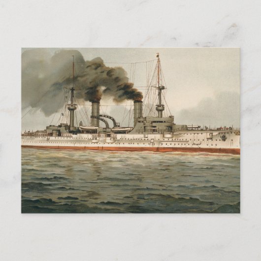 S.M. Grosse Kreuzer 'Furst Bismarck' (H.M. 素晴らし C. ポストカード (正面)