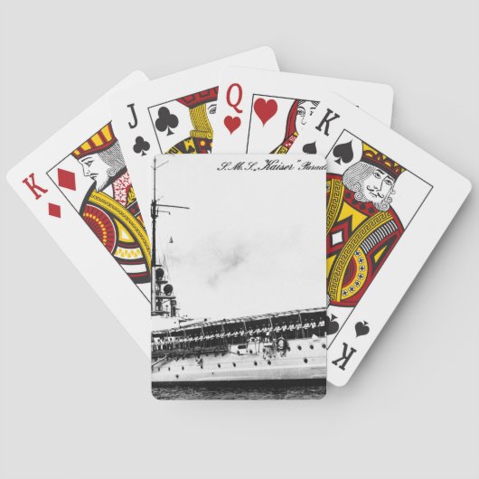 S.M.S. Kaiserパレードvor S.M.のdem_Warイメージ トランプ (裏面)