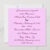 「_______'s Mardi Gras Ball 2011」 -紫 招待状 (裏面)