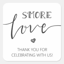 s more Love結婚式の引き出物ラベルステッカーギフトラベル スクエアシール
