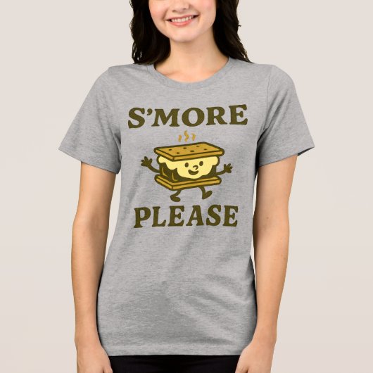 S’more Please T-Shirt | Cute Camping Fall Tee トライブレンドTシャツ (正面)