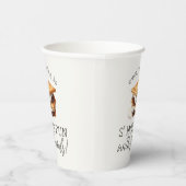 S’mores Fall Birthday Bonfire Outdoor 紙コップ (右)