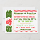 S n' B招待状 招待状 (正面)