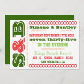 S n' B招待状 招待状 (正面/裏面)