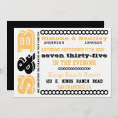 S n' B招待状 招待状 (正面/裏面)