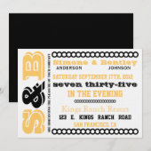 S n' B 招待状 (正面/裏面)