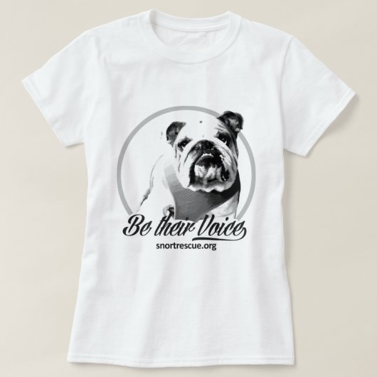 S.N.O.R.T. "Hagridです声" Tシャツ (デザイン正面)