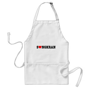 S❤NGKRAN ~ハート(愛)ソンクラン スタンダードエプロン