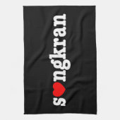 s❤ngkran toハート(愛)ソンクラン キッチンタオル (縦)