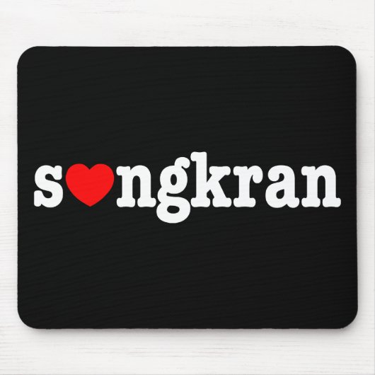 s❤ngkran toハート(愛)ソンクラン マウスパッド (正面)