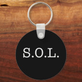 S.O.L.スラング引用文- SOL引用文 キーホルダー (正面)
