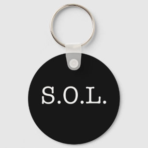 S.O.L. 俗語の引用文- SOLの引用文 キーホルダー