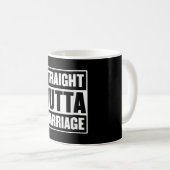 S&O&O&O&Oおもしろい婚離婚パーティー コーヒーマグカップ (正面右)