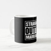 S&O&O&O&Oおもしろい婚離婚パーティー コーヒーマグカップ (正面左)