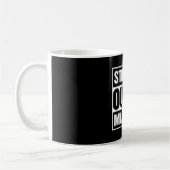 S&O&O&O&Oおもしろい婚離婚パーティー コーヒーマグカップ (左)