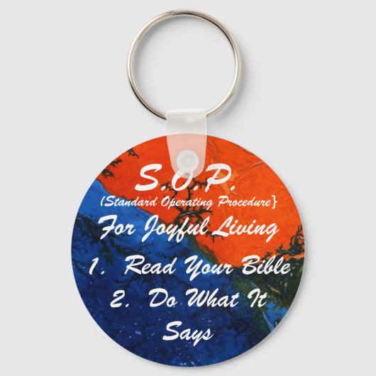 S.O.P. for Joyful Living Keychain キーホルダー (正面)