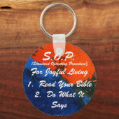 S.O.P. for Joyful Living Keychain キーホルダー (正面)