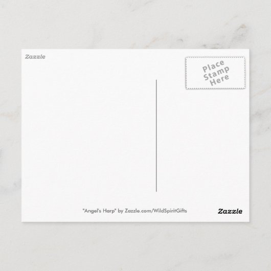 S.O.S.私たちのハープ救ーはポストカードを封印 ポストカード (裏面)