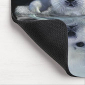 S.O.S.私たち救のハープシール マウスパッド (コーナー)