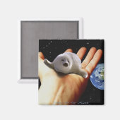 S.O.S.私たち救のハープシール マグネット (正面/裏面)