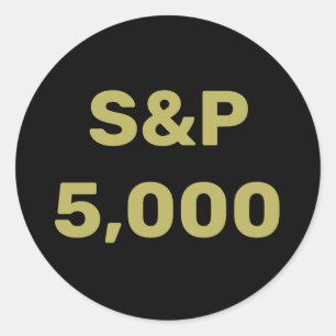 S&P5000種株価指数お祝い ラウンドシール