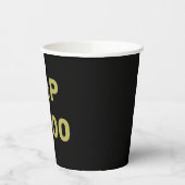 S&P 5,000レベル株価指数お祝い 紙コップ (左)