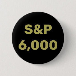 S&P 6,000 レベル株式市場指数のお祝い 缶バッジ