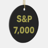 S&P 7,000レベル株価指数お祝い セラミックオーナメント (右)