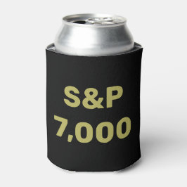 S&P 7,000レベル株価指数お祝い 缶クーラー