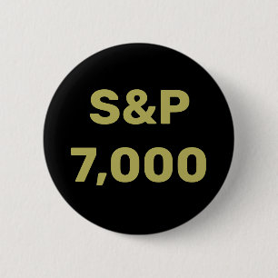 S&P 7,000レベル株価指数お祝い 缶バッジ