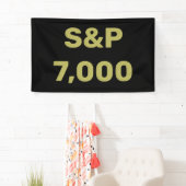 S&P 7,000達成記念 株式市場のお祭り 横断幕 (インサイチュ)