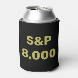 S&P 8000レベル 株式市場指標のお祝い 缶クーラー
